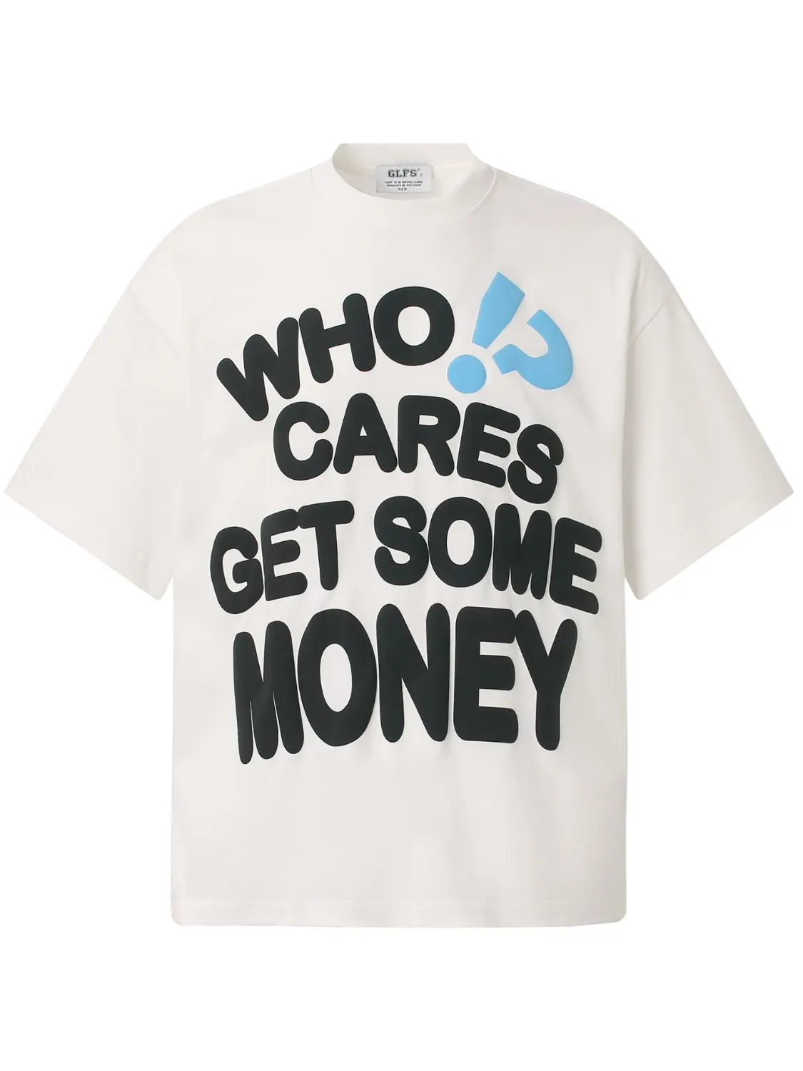 Men's Letter Round Neck Short Sleeve T-Shirt
