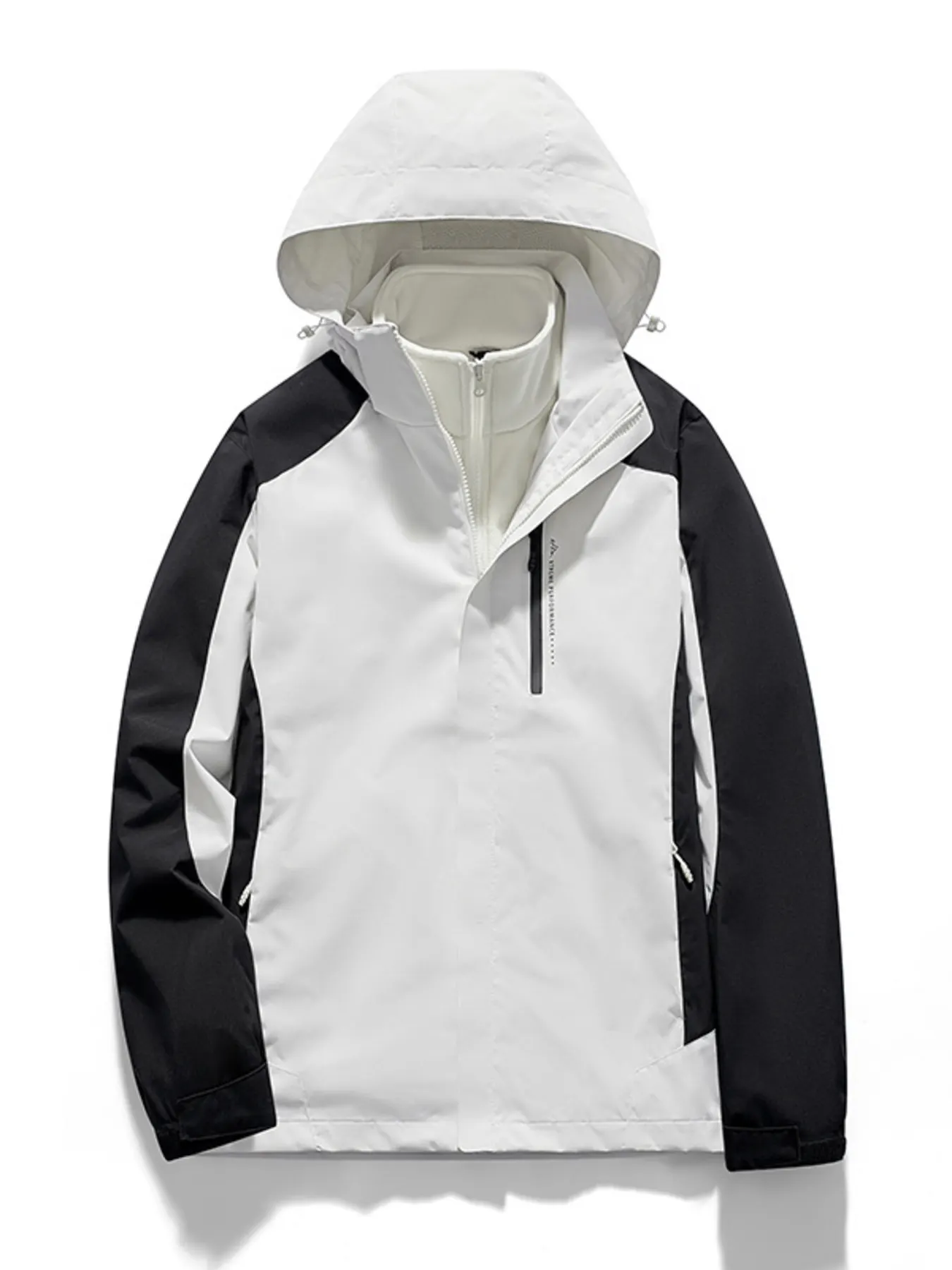 Men's Plus Size Hooded Windproof Outdoor Jacket